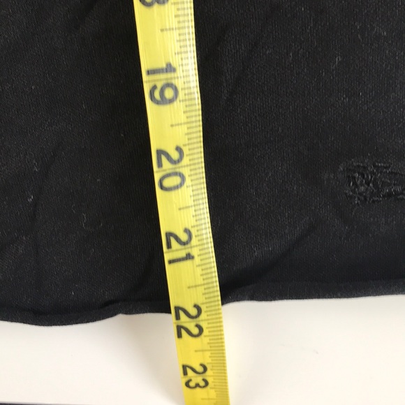 Burberry Black Short Sleeve Tee with Tan Accents - Picture 8 of 8